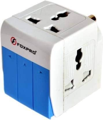 DIGIDEAL Universal Conversion Multiplug Travel Adapter with Individual Switch with Fuse Protected | multiplug Three pin Plug Socket |3 PIN 3 Way Plug for Home, Office and Industrial Uses Blue White-picture-35