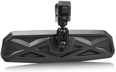 UTV Universal Rear View Mirror for 1.5-2.0 Inch Roll Cage, Compat...
