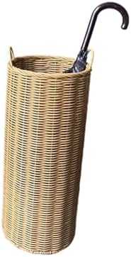 Large-Capacity Umbrella Stand for Hotel Lobby, Office & School - Holds 17-30 Umbrellas, Stylish Indoor Umbrella Bucket for Corridor Entrance (A, 25x25x55cm / 9x9x21in)