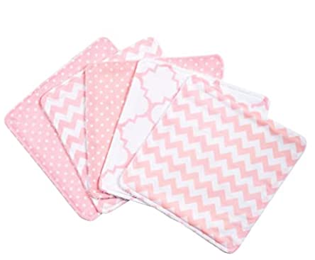 uuuu Pink Sky 5 Pack Wash Cloth Set