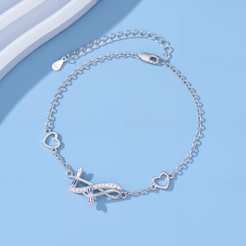 Image of 925 Sterling Silver Layered Ankle Bracelets for Women Jewelry Gifts | 925 Sterling Silver Layered Sea Turtles /Elephant /Wave Anklet Animal Bracelet Summer Ocean Beach Jewelry Gifts for Women