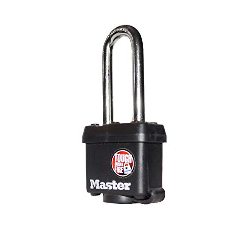 Image of Master Lock (1) Keyed Alike Padlock w /Thermoplastic Coating and 2 inch(51mm) Tall Shackle - Model # 311KALH-1