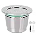Ensemble de capsules de café, ensemble de capsules de filtre à café réutilisables en acier inoxydable, pièces de cafetière adaptées pour Nestle Dolce Gust