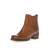 Gabor Damen Ankle Boots, Frauen Stiefeletten,Moderate Mehrweite (G),Booties,halbstiefel,Kurzstiefel,Cognac/EF (Flaush),40 EU / 6.5 UK