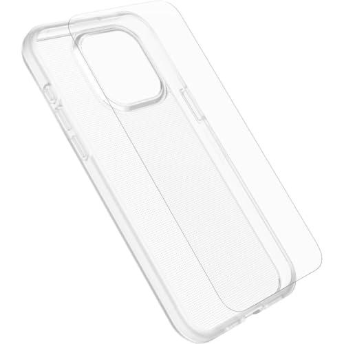 Pack Otterbox iPhone 15 Plus coque React et verre anti-rayures transparent