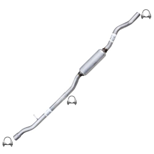 Northeastern Exhaust | Stainless Steel Resonator Pipe Compatible for Jeep Compass & Patriot 2007-2017 2.4L | FWD/4WD | Free Clamps Included | Automotive Replacement Part