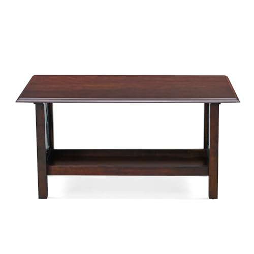 Image of @home By Nilkamal Lucius Coffee Table | Center Table /CoffeeTable /Tea Table for Living Room| Knock Down|Dark Cappuccino