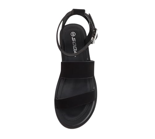 Image of Soda Glory ~ Women Open Toe Multi-Strap Flatform Sandals
