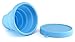 Dandelion Cup Collapsible Silicone Cup Foldable Sterilizing Cup for Menstrual Cups and Storing Your Diva Cup - Foldable for Travel - Blue