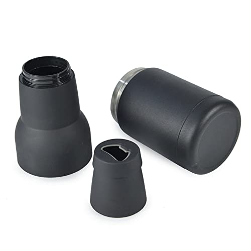 Natudeco 12oz Beer Bottle Can Insulators Stainless Steel Double Walled Beer Cooler with Beer Opener