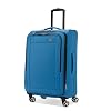 Samsonite Saire LTE Softside Expandable Luggage with Spinner Wheels, Carribean Blue, 2-Piece Set (Carry-on/Medium)