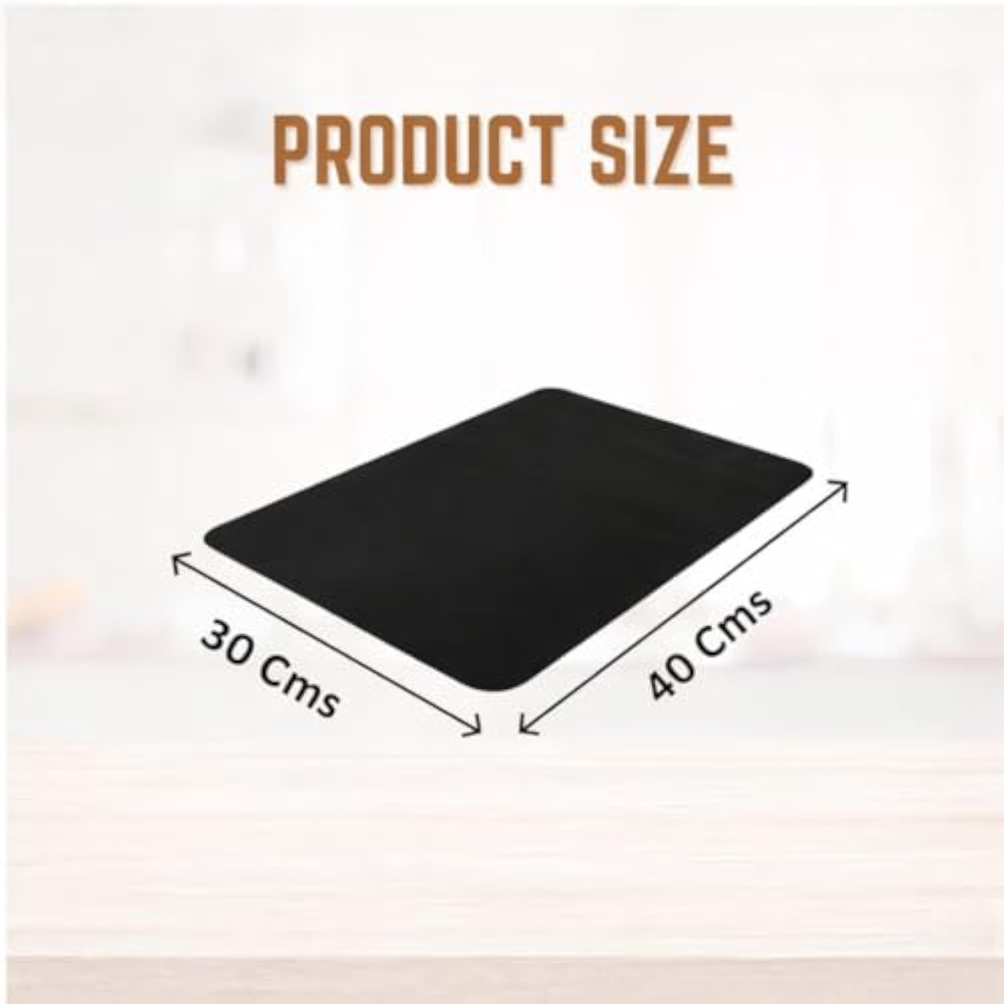 Large Highly Absorbent Dish Drying Mat for Kitchen