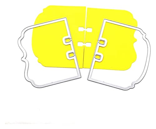 ASARTI Troqueles de corte de metal para repujado, plantilla plegable para hacer tarjetas, álbumes de recortes, álbumes de fotos, manualidades, decoración de regalo