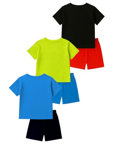 Image of Kuchipoo Boys Regular Fit Cotton T-Shirts and Shorts Set