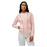 Rosa Salsa Jeans Suede Moto Jacket XL