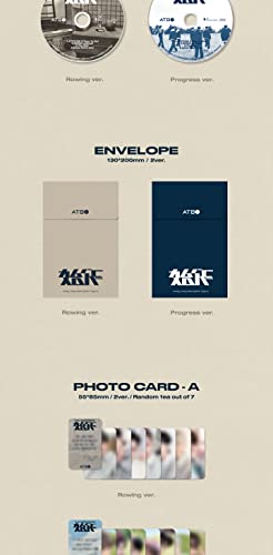 ATBO THE BEGINNING 2nd Mini Album Set Rowing Progress avec CD et Photobook - 4