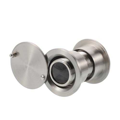 Mirilla Mikikit Heavy Duty con cubierta protectora trasera, lente gran angular de alta definición para puertas frontales de hogar, oficina y hotel, diseño resistente a manipulaciones miniatura 1