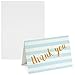 Juvale Thank You Cards with Envelopes - 4x6 In, 144-Pack, 6 Assorted Polka Dot & Stripe Designs - Bulk Blank Thank You Notes for All Occasions, Birthday, Baby Shower & Wedding
