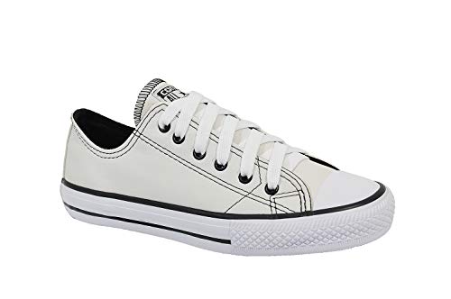 TENIS ALL STAR COURO UNISSEX (37, BRANCO COURO)