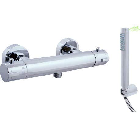 Rav – Miscelatore termostatico doccia/vasca a parete in cromo
