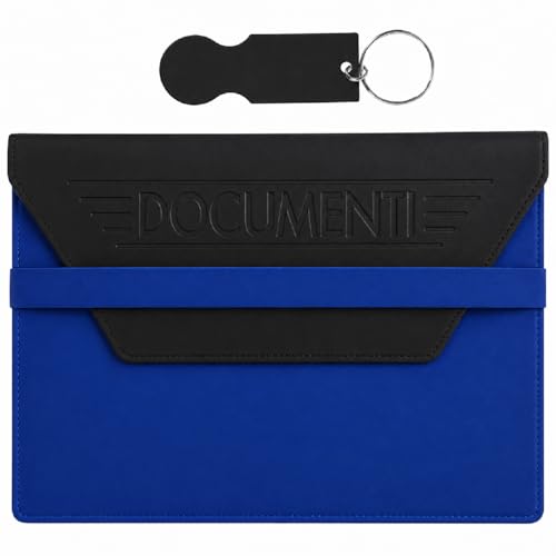 Porta documenti auto moto universale: ideale per auto, moto e scooter, mantiene tutti i documenti ordinati e facilmente accessibili.
