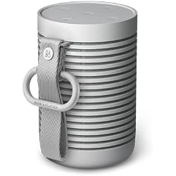 1 of Bang & Olufsen Beosound Explore - Wireless Portable Outdoor Bluetooth Speaker, IP 67 Dustproof and Waterproof, Grey Mist | 27 Hours Battery Life, Outdoor Waterproof (IP67), 360 Degree Sound, For Travel, Home & Camping