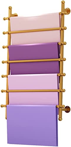 Présentoir ruban mural doré pour ranger vos rouleaux encombrants sans pliure