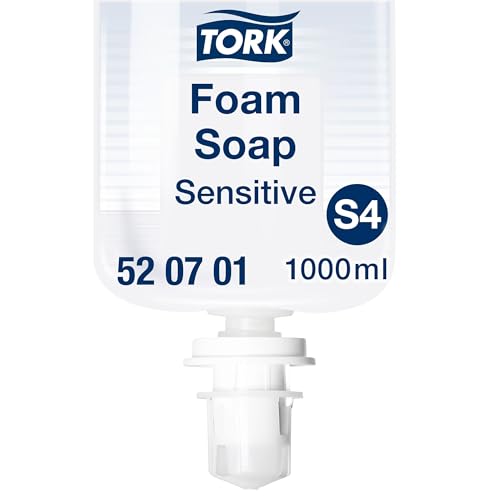 Tork 520701 Jabón en espuma extra suave / Jabón compatible con el sistema S4 / 1 litro / Neutro