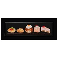 Thea Gouverneur - Borduurpakket met telpatroon - 441.05 - Voorgesorteerde DMC Garens - Dhalia - Zwart Aida - 33 cm x 33 cm - DIY Kit