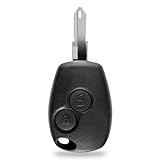 Livraison et Retour GRATUIT ! Boitier / Coque de Clé Voiture Télécommande 2 Boutons Plip Compatible avec Renault Laguna + Lame - iRace Keys®