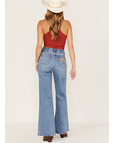 Wrangler Women's Light Wash Bonnie Loose Flare Wide Jeans - 112322866 31W x 34L3