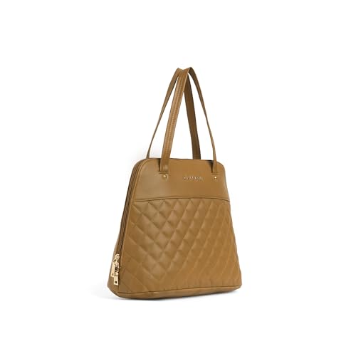 Image of Caprese Syra Satchel Bag, Medium | Stylish Shoulder Bag for Women with Multiple Compartments & Shoulder Strap | Secure Zip Closure | Ideal for Office & Daily Use