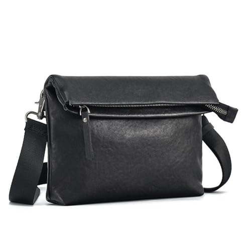 Bolso bandolera de cuero para hombre ideal para viajes y escapadas de fin de semana