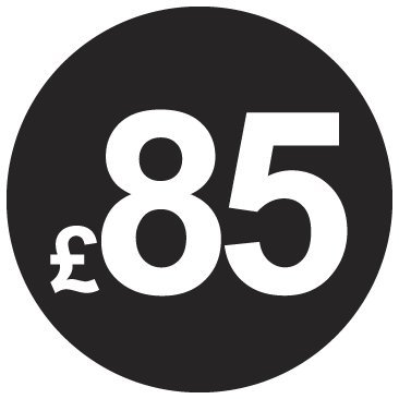 £ Black Price Stickers - 20mm, £85, 5000 — image 1