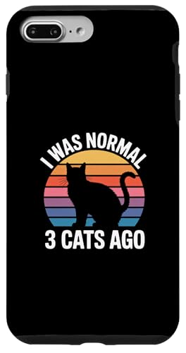 I Was Normal 3 Cats Ago �X�}�z�P�[�X iPhone 7 Plus/8 Plus �p