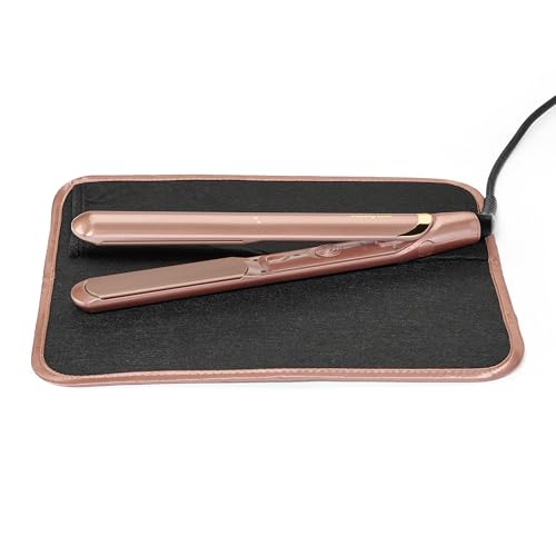 Conair 2598PE Piastra lisciante Rose Gold in ceramica, multi-voltaggio, riscaldamento ultra-rapido in 15 secondi, 3 impostazioni di temperatura fino a 235°C, EU - 9