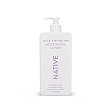 Native Body Lotion Contains Naturally Derived Plant-Based Moisturizers for Women and Men | Restores Dry Skin, Lilac & White Tea, 16.5 fl oz