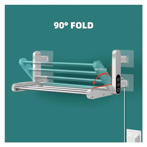 Radiateur sèche-serviettes électrique avec support de chauffage mural - 2
