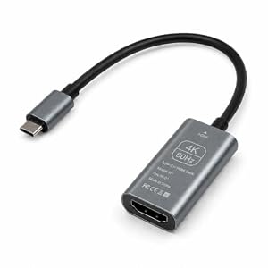 SMABEA USB C to HDMI Adapter 4K 60Hz, USB Type-C to HDMI Adapter [Thunderbolt 3/4 Compatible] with iPhone 15 series, MacBook Pro/Air 2023, iPad Pro, iMac, S23, XPS 17, Surface Book 3 and More