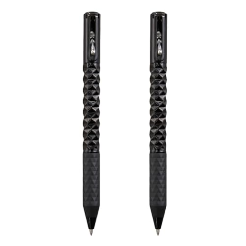 Set de 2 bolígrafos fidget con tinta negra y diseño geométrico miniatura 1