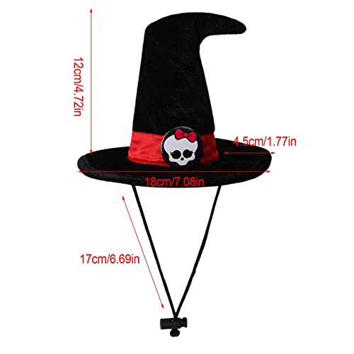 chapéu do Dia das Bruxas do gato, Halloween chapéus bruxa para animais estimação, Conjunto fantasias