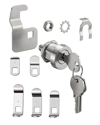 10 Pack Mailbox Lock L-1172C, Fit for USPS Mail Box Latch Tool Box Lock, C9100 Letterbox Lock with 3 Keys and C7120 Cam Replacement Accessories