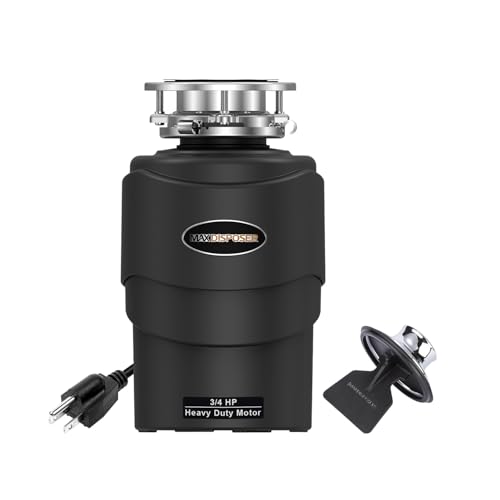 MAX DISPOSER 3/4 HP Ultra Quiet