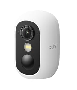 eufy eufyCam C35, Kabellose Überwachungskamera Außen & Innen, Magnetische Halterung, Farbnachtsicht, Lokaler Speicher, IP67 Wetterfest, Solarpanel-Kompatibel, Ohne ABO, Weiß
