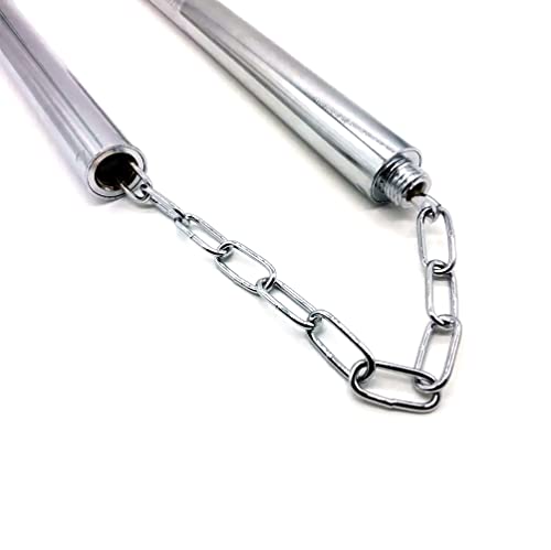 Tchaco Ninja De Metal Nunchakus Tamanho Oficial Ninja Bastão Cassetete