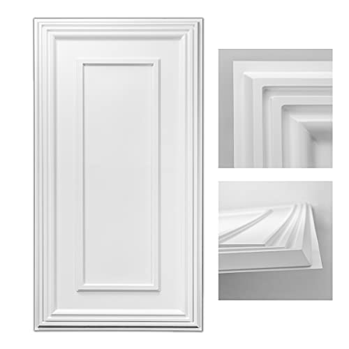 Art3d Drop Ceiling Tiles, 24x48in. White (12-Pack), Polyvinyl Chloride (PVC), Glue Down