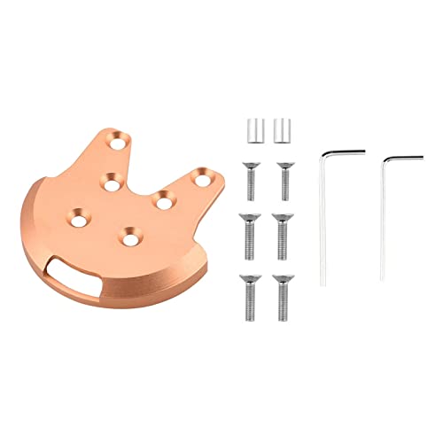 BESSTUUP Base de montaje de motor de metal con placa de refuerzo para DJI Phantom 3, 2 y 3SE, color dorado