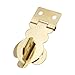 TAODAN 6PCS Solid Brass Padlock Hasp with Screws 27x19mm Mini Decorative Hasp Handbag Buckle Locking Clasp for Vintage Wooden Boxes Heavy Duty Wooden Boxes Jewelry Gift Boxes Tool Boxes