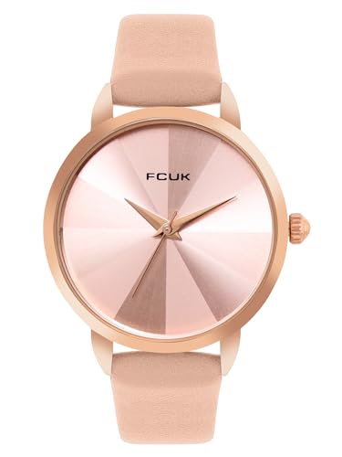 FCUK Analog Beige Dial Womens Watch-FK00037B (B0CQ247NJ9) Amazon Price History, Amazon Price Tracker