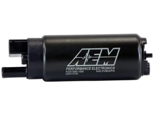AEM 50-1000 High Flow In-Tank Fuel Pump, Black, 4.055 x 1.535 x 1.535 inches